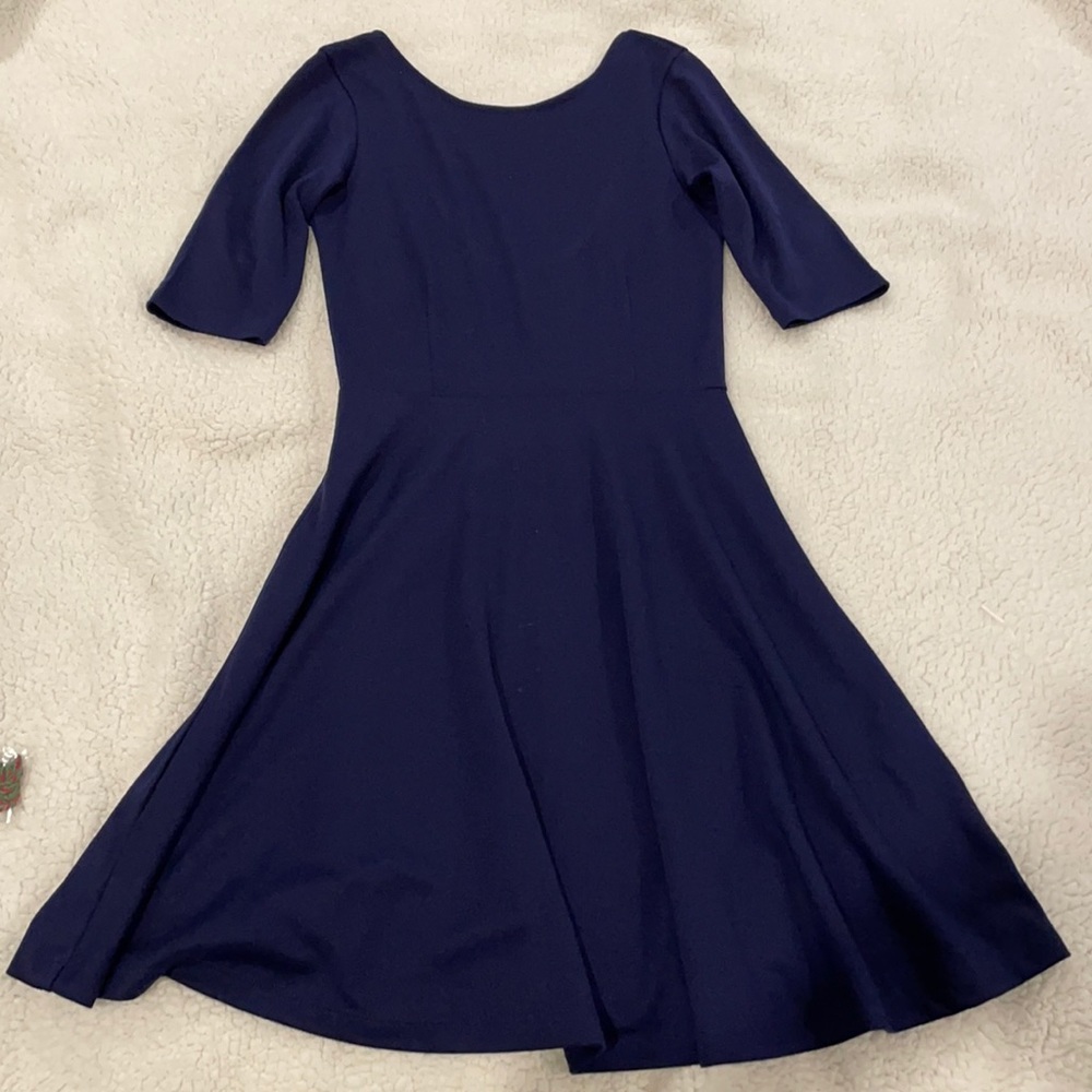 Women’s Midnight Blue Low Back Mini Dress